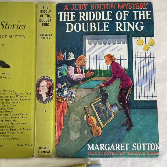 8 Vintage Book Hard Covers Only Junk Journal Mixed Media Supply Mystery Theme u - Picture 11 of 11